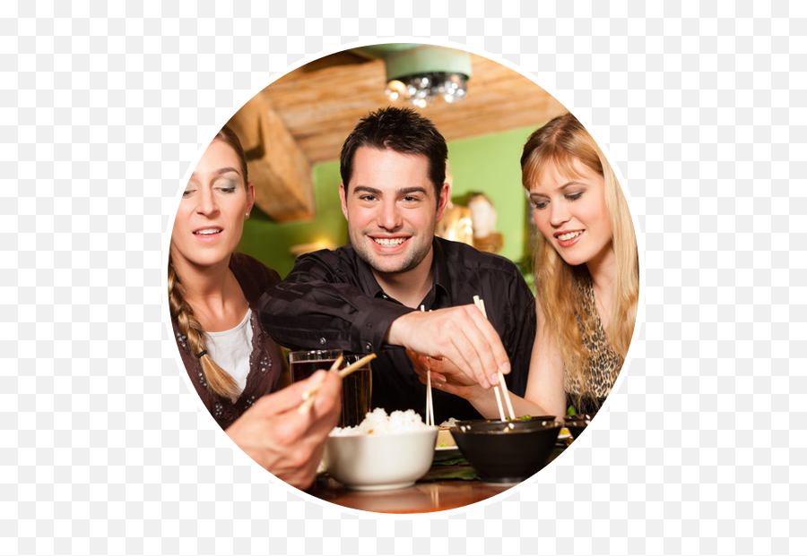 Hunan Chinese Restaurant - People Eating Restaurant Png,People Eating Png