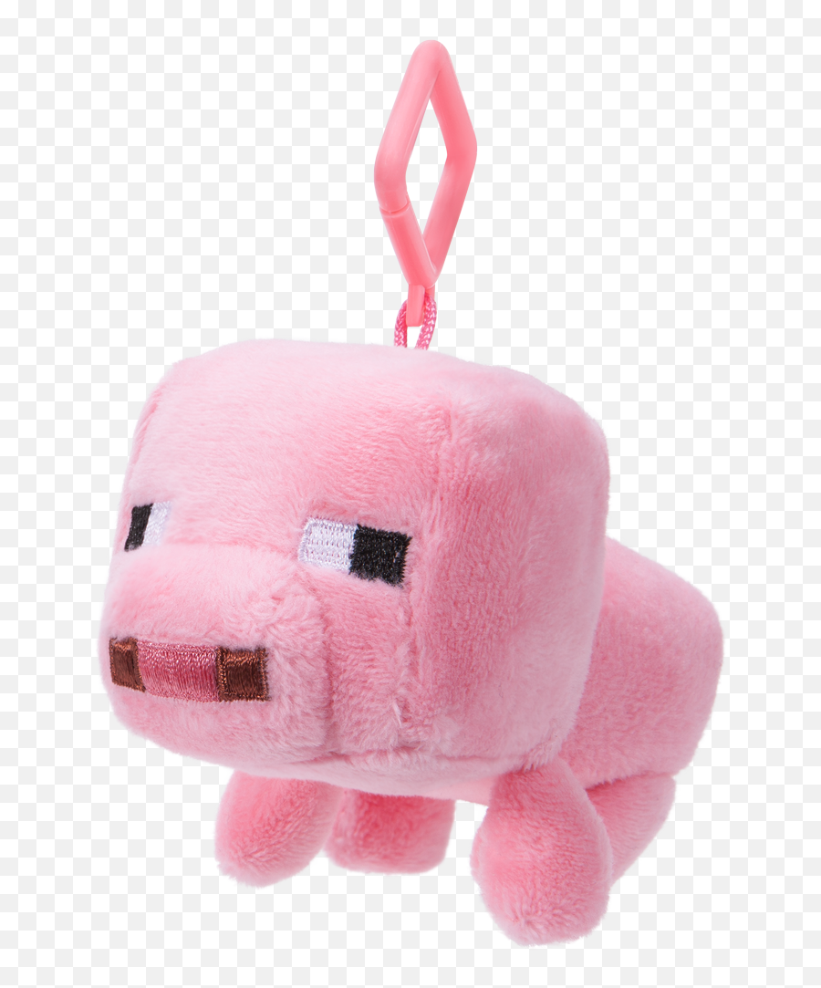 Minecraft Pig Plush - Minecraft Baby Pig Clip Plush Png,Minecraft Pig Png