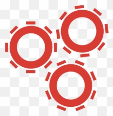 Gear And Transmission Lubricant Icon Red 01 - Texas Refinery Transparent png