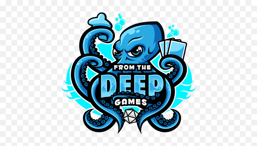 From The Deep Games - Board Game Shop Logo Png,Icon Of The Realms Tomb Of Annihilation Miniatures