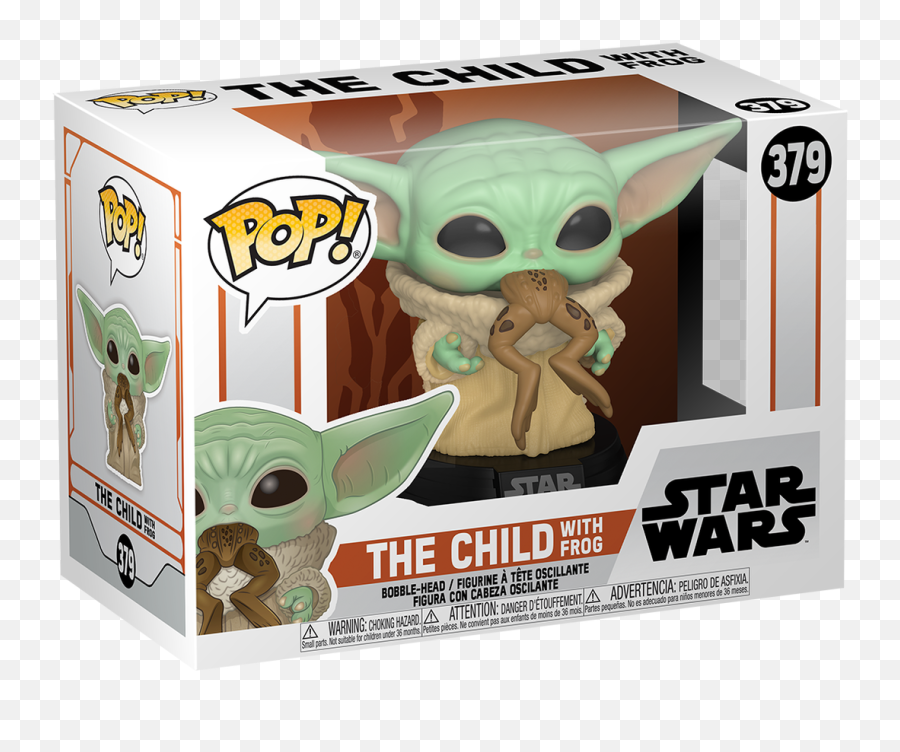 Star Wars The Mandalorian Child With Frog Pop Vinyl Figure - Funko Baby Yoda Png,Baby Groot Icon