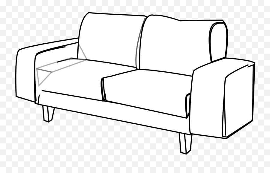 White Bed Cliparts Free Download Clip Art - Webcomicmsnet Clipart Of Sofa In Black And White Png,Bed Clipart Png