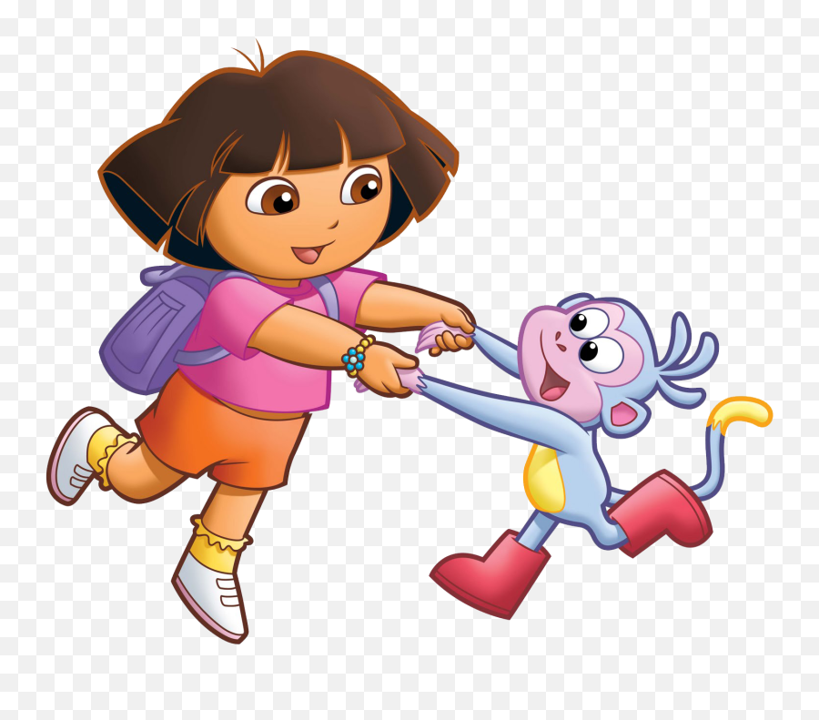 Dora The Explorer - Dora And Boots Dancing Png,Dora Png