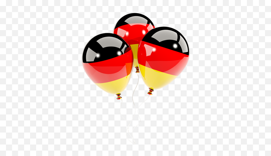 Three Balloons - Balloons With German Flag Png,Germany Png