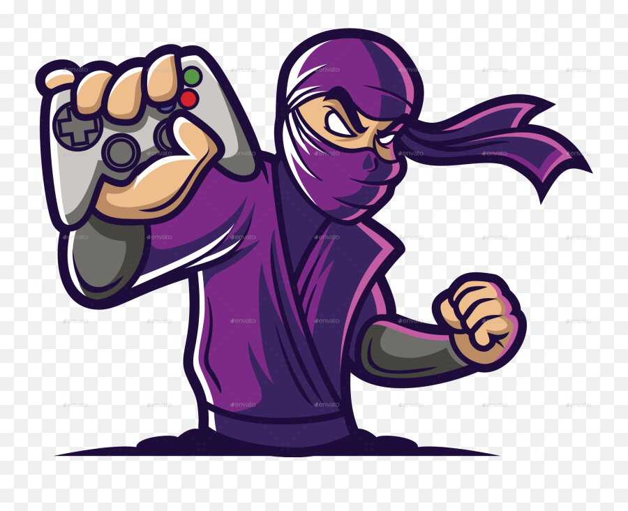 Png Gaming Ninja Logo Color 01 - Ninja Logo Gaming Png,Ninja Png