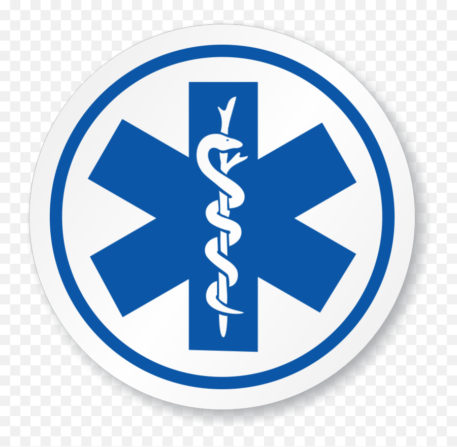 Iso Ems Star Of Life Sign Sku Is - 1284 Logo Star Of Life Png,Blue Circle Logo