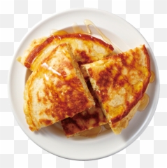Sesame Cheese Pancake - Fast Food Png,Pancake Transparent