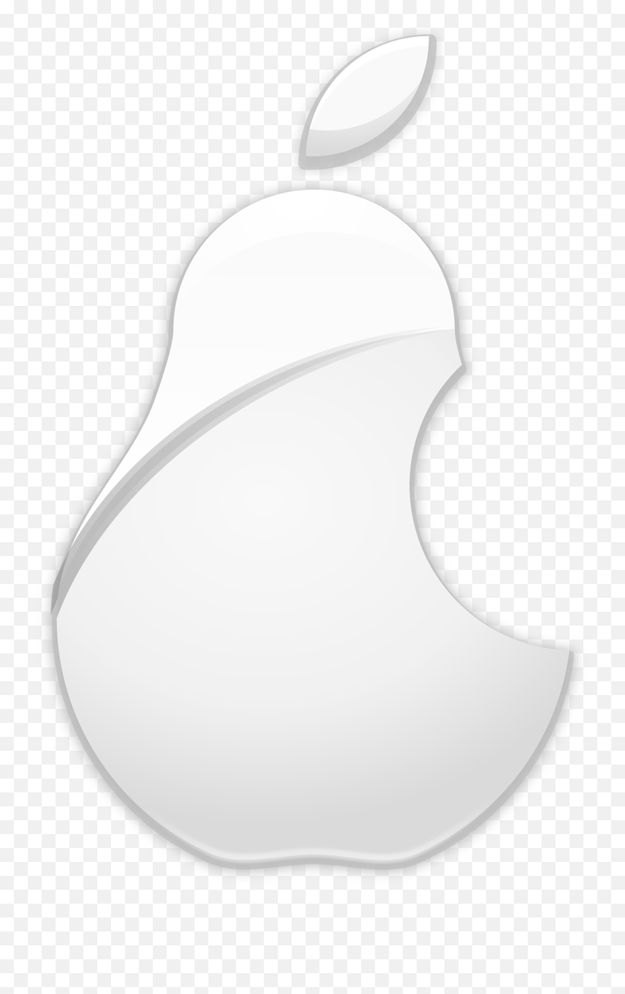 Vector Image Of Apple Parody Logo Free Svg - Pear Logo Png,Bitten Apple Png