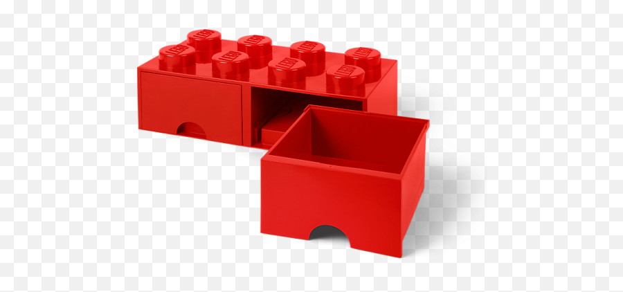Lego Brick Drawer 8 - Red Kiddiwinks Online Lego Shop Lego Aufbewahrungsbox 8 Schublade Schwarz Png,Lego Blocks Png