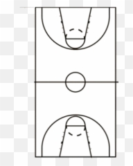Download Hd Basketball Court Dimensions Blur - Pencil Sketch Key On A png