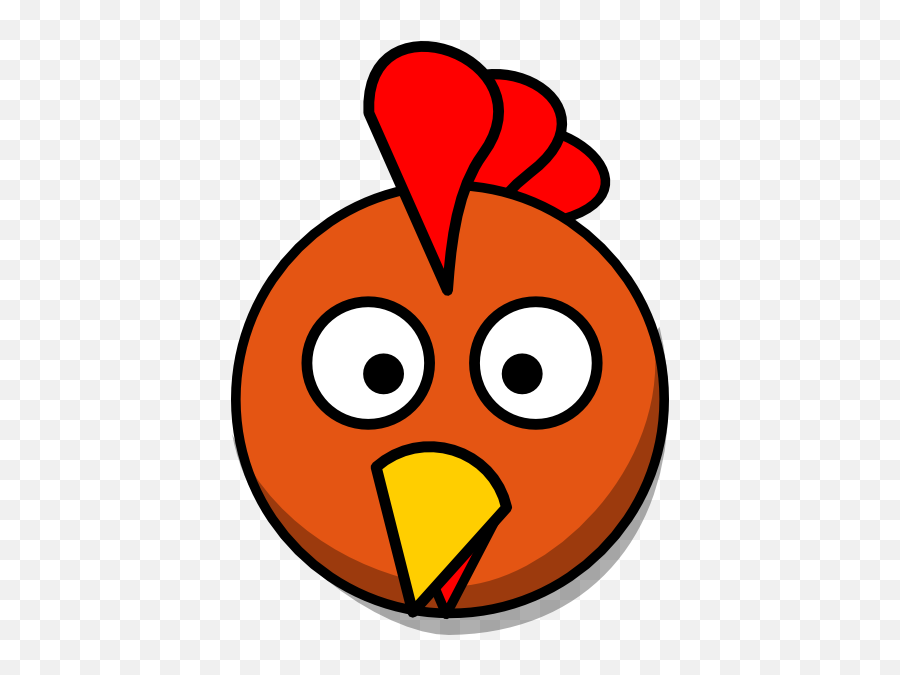 Chicken Head Clipart - Green Chicken Cartoon Png,Chicken Head Png