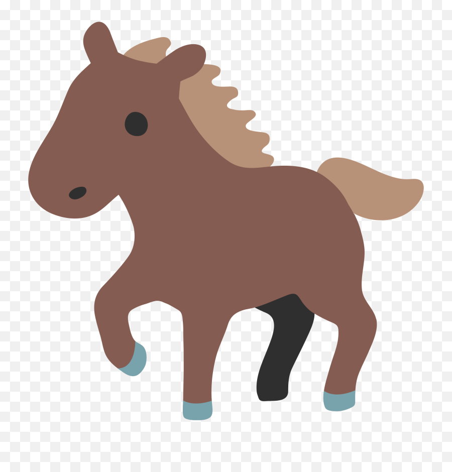 Download Hd Little Horse Emoji - Android Horse Emoji Png,Horse Emoji Png