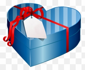 Presente Png - Caixa De Presente Coração Em Png Heart Gift Birthday Gift For Male,Coração Png