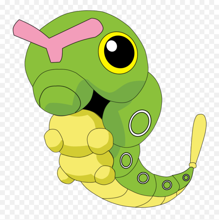 Pokeball Clipart Transparent Background - Shiny Caterpie Png,Pokemon Transparent Background