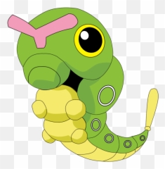 Pokeball Clipart Transparent Background - Shiny Caterpie Png