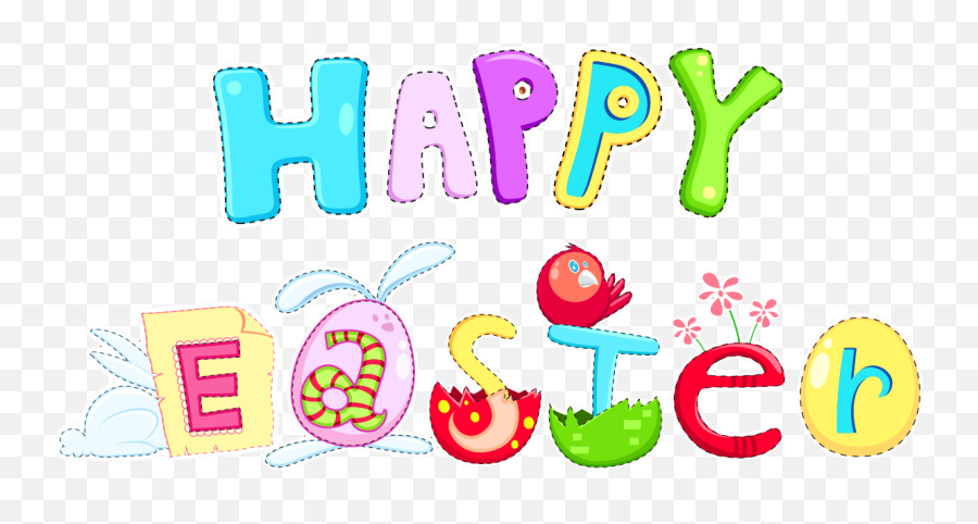 Easter Bunny Clip Art - Happy Easter Clipart Transparent Background Png,Happy Easter Png