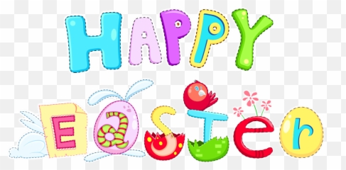 Easter Bunny Clip Art - Happy Clipart Transparent Background png