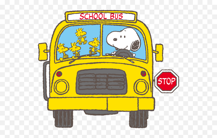 Snoopy Png - Snoopy Status Peanuts School Bus Clipart Snoopy Bus,School Bus Clipart Png