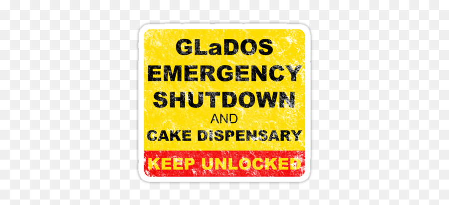 Glados Emergency Shutdown And Cake Dispensary By Arrondakin - Glados Emergency Shutdown And Cake Dispensary Png,Glados Transparent