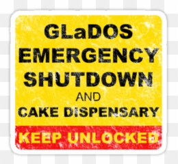 Glados Emergency Shutdown And Cake Dispensary By Arrondakin - Glados Emergency Shutdown And Cake Dispensary png