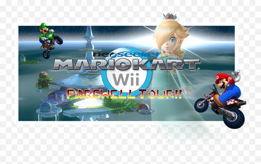 Neoseeker Mario Kart Wii Farewell Tour - Mario Kart 8 Mario Kart Wii Png,Mario Kart 8 Deluxe Png