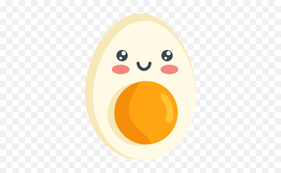 Kawaii Smiling Egg - Transparent Png U0026 Svg Vector File Imagenes De Un Huevo Kawaii,Egg Emoji Png