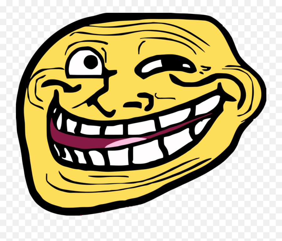 Troll Faces List Download - Troll Face Yellow Png Full Troll Face,Troll Face Png No Background