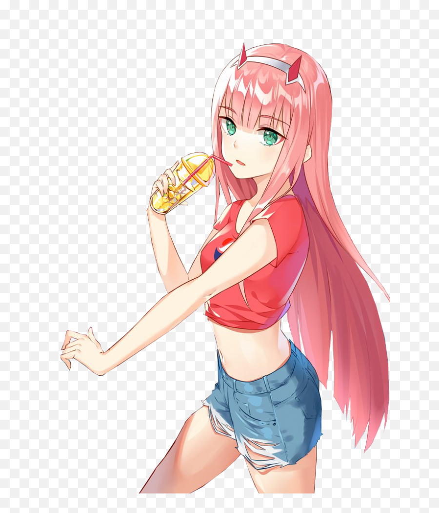 Zero Two Png - 02 Transparent Png,Zero Two Png