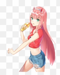 Zero Two Png - 02 Transparent Png,Zero Two Png