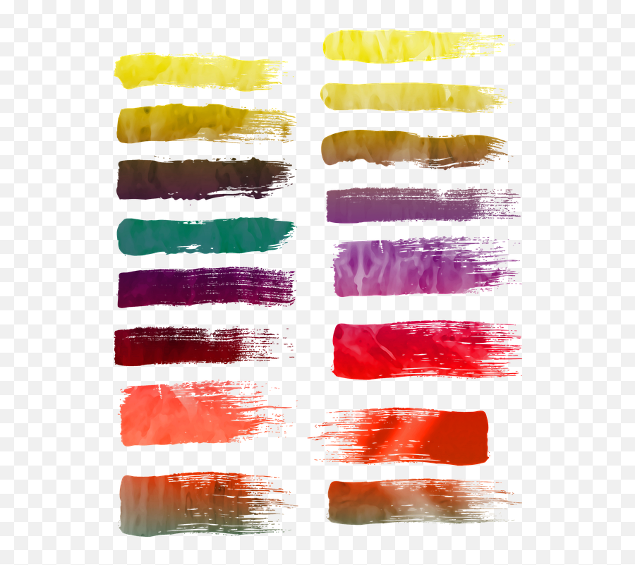 Paint Strokes Watercolor Brush - Pincel Trazos De Pinturas Png,Watercolor Stroke Png