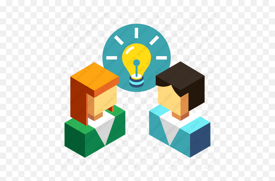Download Brainstorming Vector Icon - 3d Discussion Icon Png,Brainstorming Png
