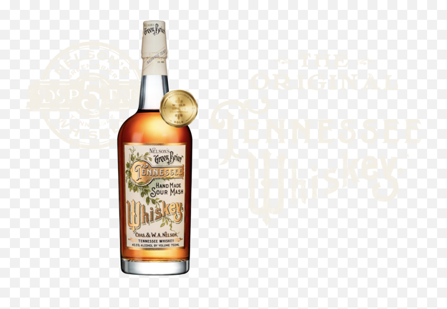 Nelsons Green Brier Distillery - Nelson Green Brier Sour Mash Png,Whiskey Bottle Png