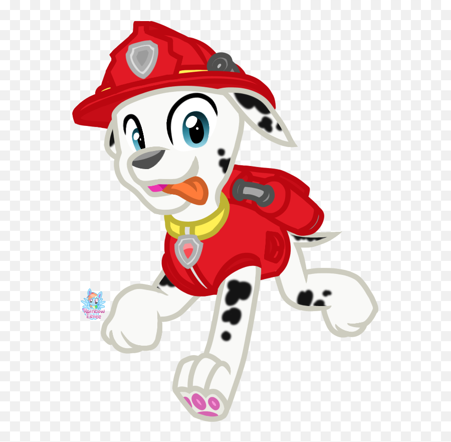 Marshall Paw Patrol By Rainboweeveeyt - Fur Affinity Dot Net Paw Patrol Marshall Art Deviantart Rainbow Png,Marshall Paw Patrol Png