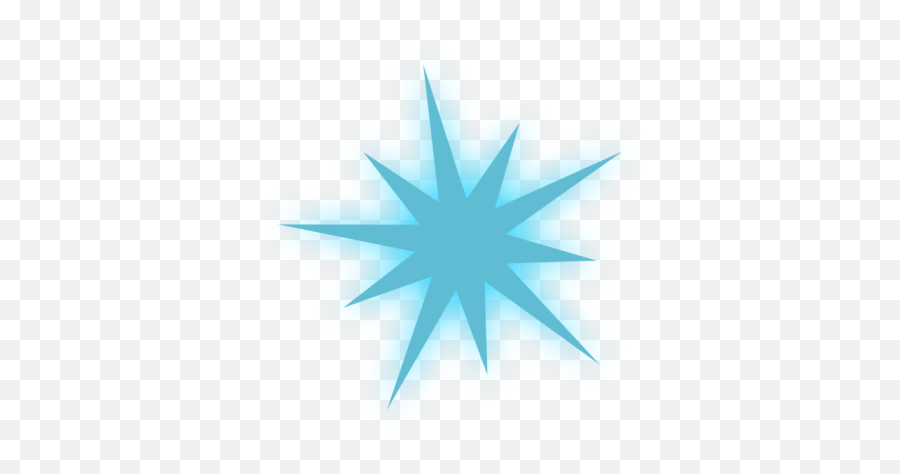Cutie Mark Blue Glowing Star - Roblox Illustration Png,Glowing Star Png