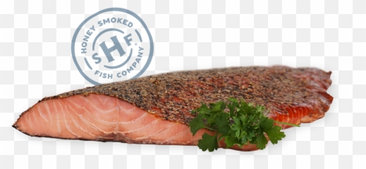 Fresh Hot Smoked Salmon - Fish Slice Png,Salmon Transparent