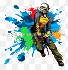 Paintball Splatter Production Ready Artwork For T - Shirt Paintball Art Png,Paintball Splatter Png