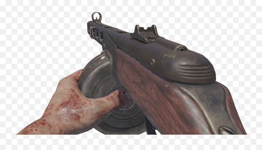 Download Hd Ppsh - 41 Zombies Bo3 Call Of Duty Ww2 Ppsh Png Ppsh 41 Bo3 Zombies,Cod Zombies Png