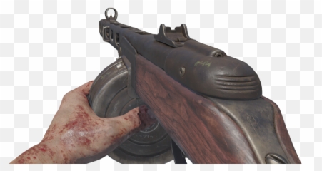 Download Hd Ppsh - 41 Zombies Bo3 Call Of Duty Ww2 Ppsh Png Ppsh 41 Bo3 Zombies,Cod Zombies Png
