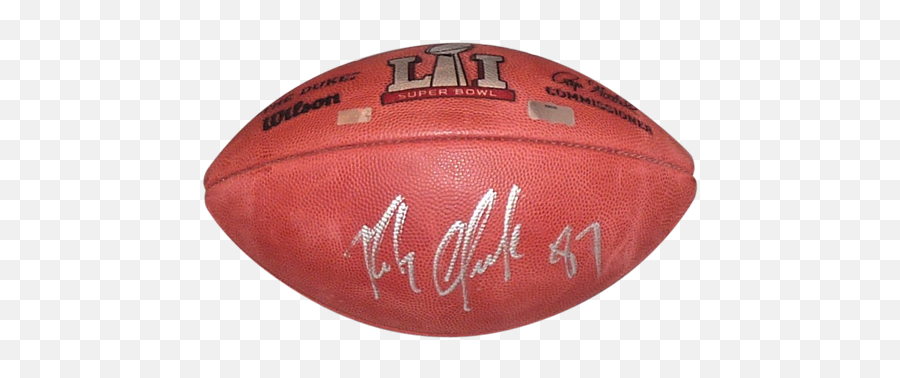 Rob Gronkowski Autographed Ball - Super Bowl Li U2013 U2013 Radtke Png,Rob Gronkowski Png