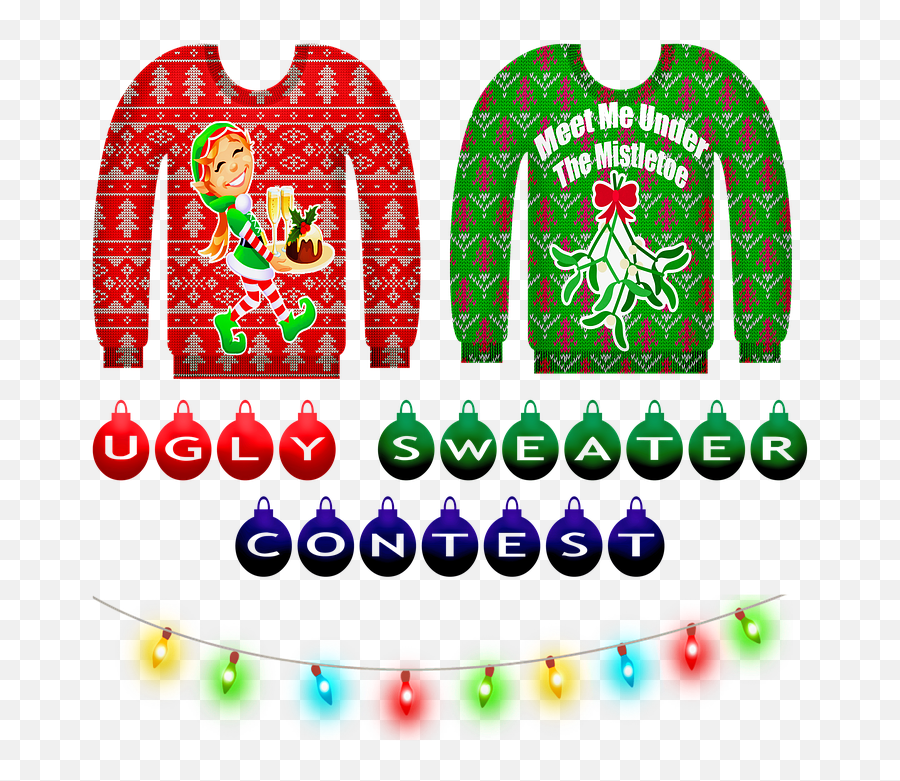 Ugly Christmas Sweater - Transparent Ugly Christmas Sweater Png,Ugly Christmas Sweater Png