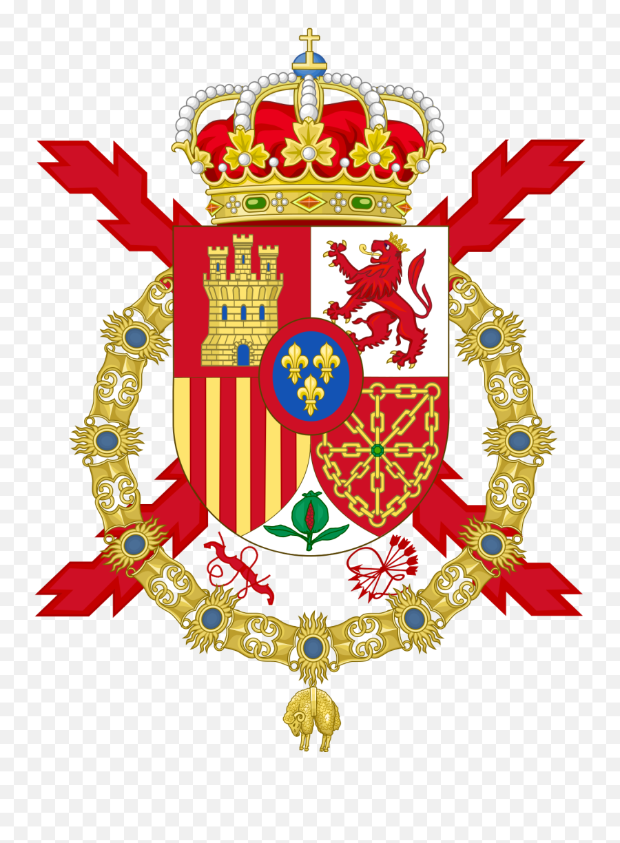 Escudo De Armas Del Rey Juan Carlos Borbón - Wikipedia Escudo Bandera De España Png,Corona De Rey Png