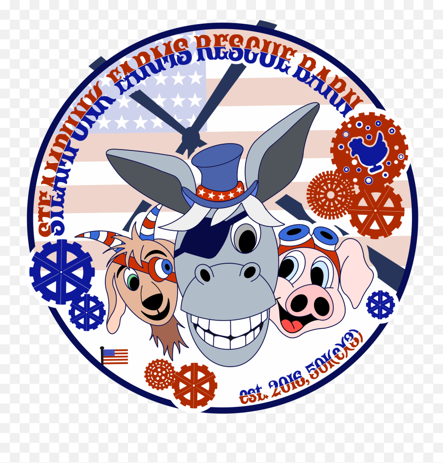 Steampunk Farms Rescue Barn - Happy Png,Steampunk Logo