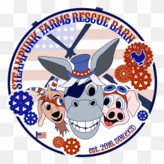 Steampunk Farms Rescue Barn - Happy Png,Steampunk Logo