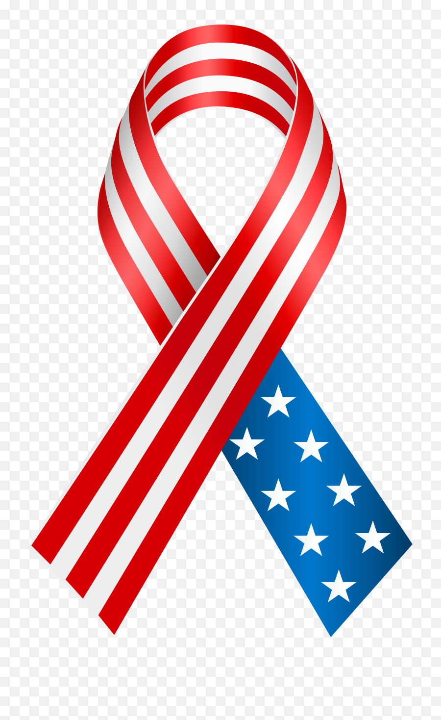 Graphic Freeuse Collection Of American - Usa Ribbon Png,American Flag Clipart Transparent
