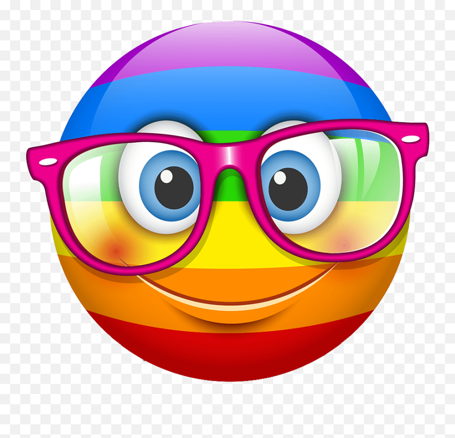 Rainbow Smiley Face Transparent Background - Novocomtop Rainbow Smiley Face Png,Smily Face Icon