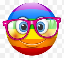 Rainbow Smiley Face Transparent Background - Novocomtop png