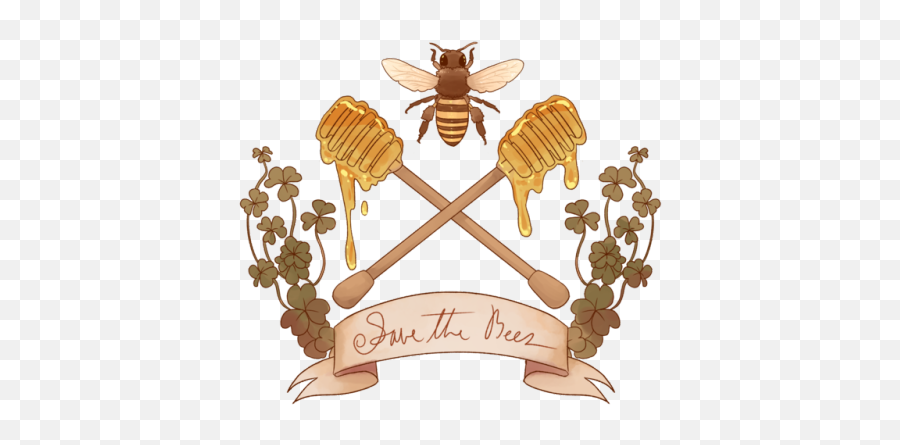 Honey Bee Illustration Transparent - Save The Bees Png,Bee Emoji Png