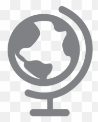 World Globe Flat Icon - Icono Mundo Png Transparente