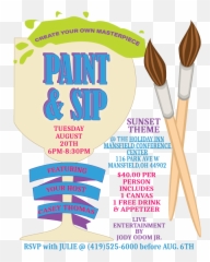 Paint And Sip - Destination Mansfield Tools png