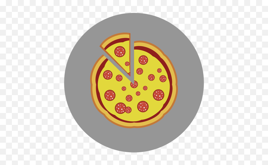 Pizza Circle Icon - Pizza Round Icon Png,Pizza Png Transparent